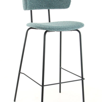 Barkruk Celeste - 'Petrol' blauw